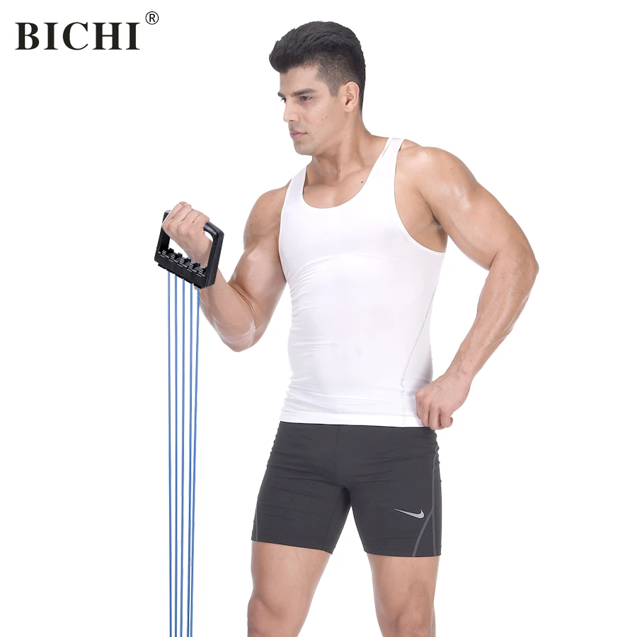 BICHI Rubber String Chest Developer Resistance Bands Pull