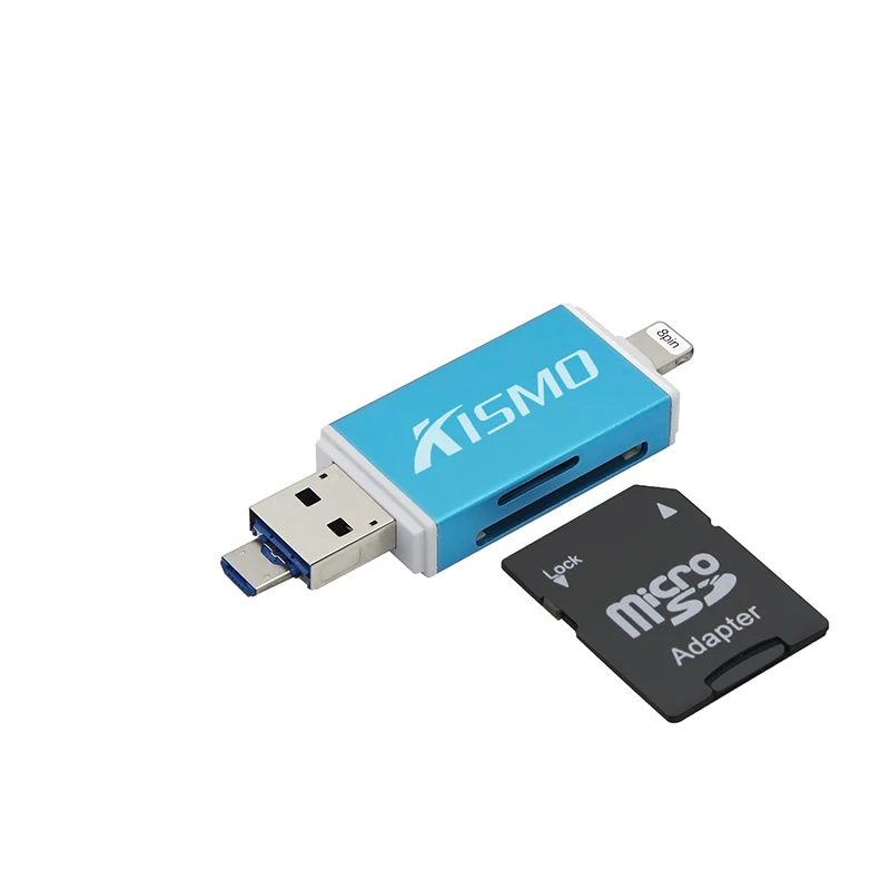 Kismo Micro SD TF карта OTG USB считыватель карт памяти Адаптер для iPhone X 8 7 6 Plus 5S iPad Air A3 A5 A7 S6 S7 Edge Android