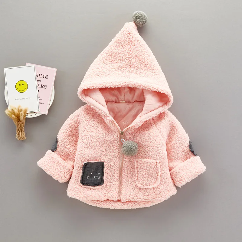 

White Children Female Baby New Girl Children Short Dress Coat Thickening Girl's new year clothing