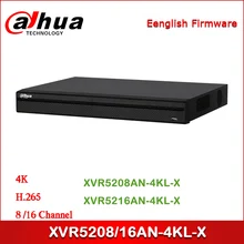 Dahua XVR5208AN-4KL-X XVR5216AN-4KL-X 8/16 канальный Penta-brid 4K 1U Цифровой видеорегистратор поддерживает HDCVI/AHD/TVI/CVBS/IP