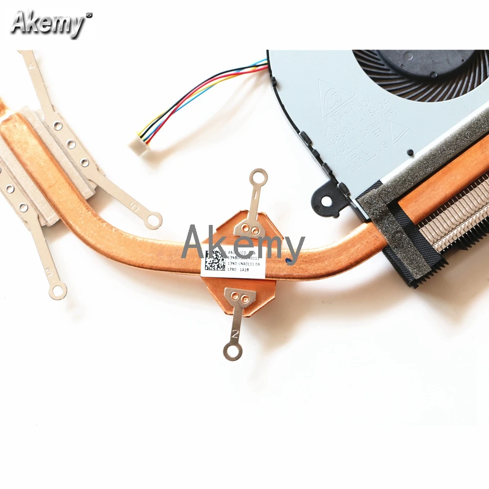 Laptop cpu fan for asus UX310 UX310U ux310uq RX310 وحدة المعالجة المركزية مروحة تبريد مع غرفة التبريد