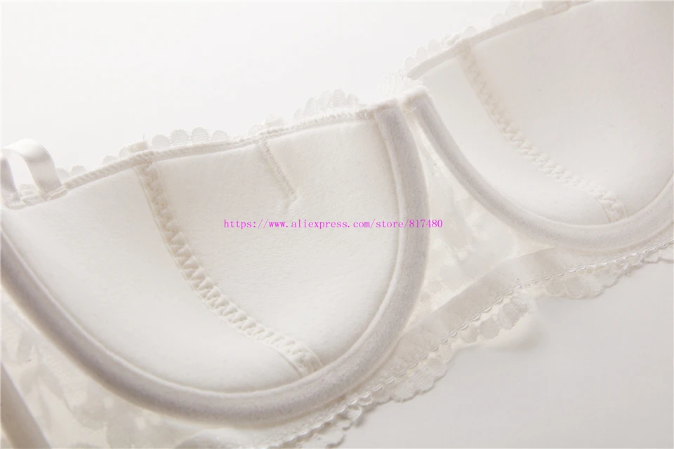 cheap underwear sets New Fashion lace cup red underwear luxury comfortable sexy padded bra panties set plus size cup ABCD plus size women bra french knickers set