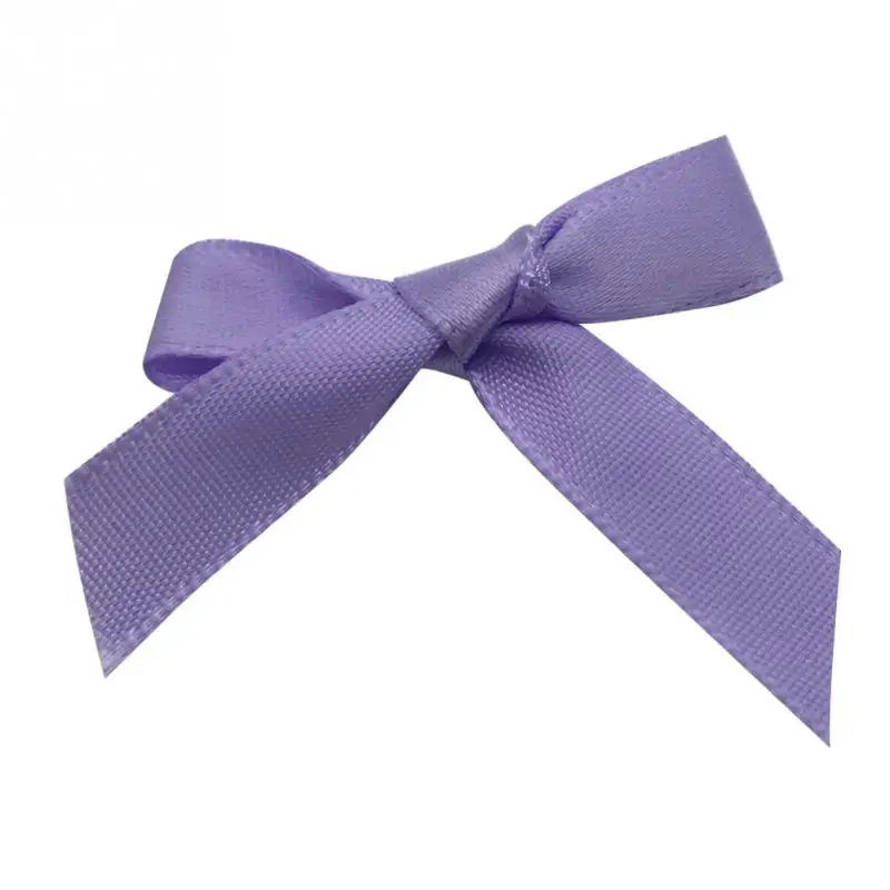 purple 100 шт бант Рождественская елка украшения Рождественские украшения бант вечерние украшения для дома и свадьбы - Цвет: purple