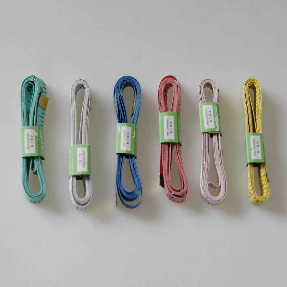 Color Randomly 2Pcs/Lot Soft Tape Measure Meter Tape Rule 1.5 Meter Body Measuring Tape Measures for Tailer Sewing