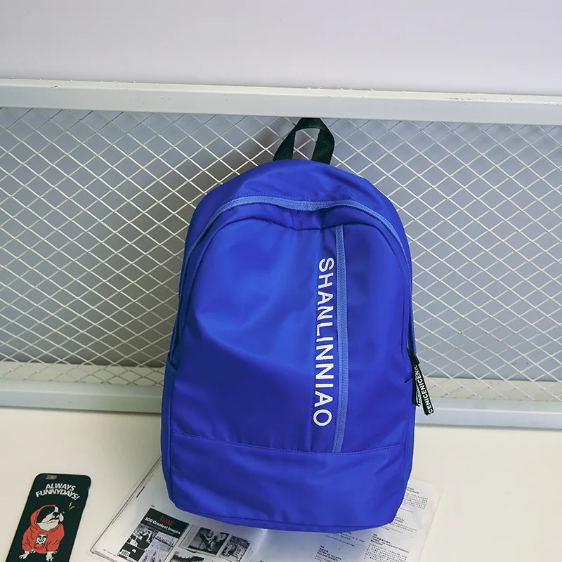 Школьный рюкзак для колледжа, для подростков, для мальчиков и девочек, Оксфорд, рюкзак для мужчин, повседневный Большой Школьный рюкзак, синий, красный