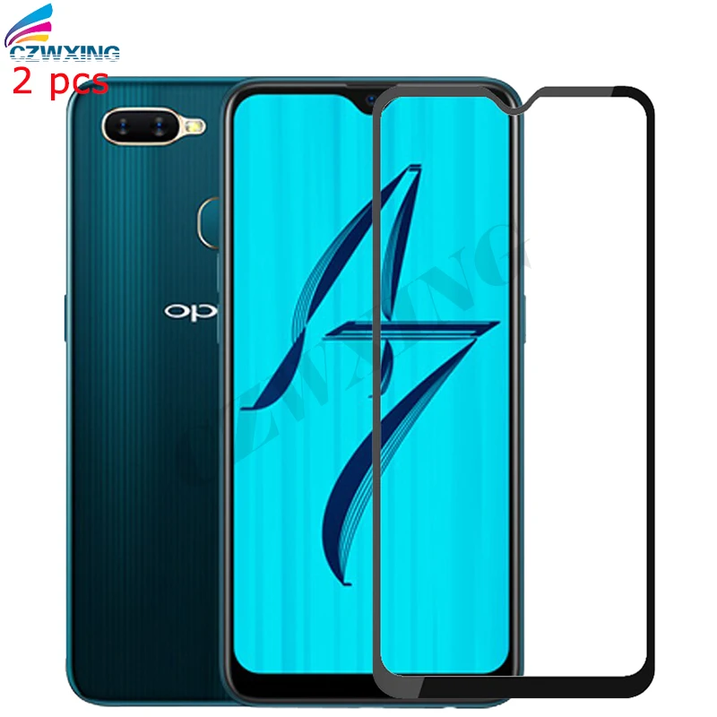 Tempered Glass OPPO AX7 Glass OPPO AX7 Tempered Glass For OPPO AX7 AX 7 CPH1901 CPH 1901 Screen Protector Full Cover (4)