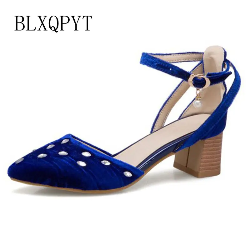 BLXQPYT/Большие размеры 31-50; босоножки; женская обувь; zapatos mujer; женские туфли-лодочки; вечерние свадебные туфли; T338