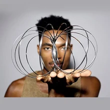 

Flow Ring Kinetic Spring Toys Toroflux Amazing Flow Toy FlowRing Kinetic Spring Toy 3D Sculpture Ring Amazing Flow Ring Toy Gift