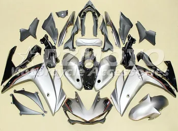 

4Gifts 2014 2015 2016 YZF R3 R25 ABS Injection Fairing Kit For Yamaha YZFR3 YZFR25 Complete Fairings Kit Cowling black gray