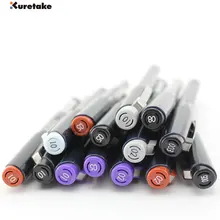 1 шт ZIG Kuretake Классическая приковывающая взгляд ручка игла ручка для рисования 0,1 0,2 0,5 0,8 003 005 M F 4 цвета на выбор, товары для рукоделия