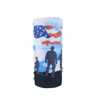 

American Flag Bandana Magic Scarf Multifunctional Bike Bicycle Cycle Moto Headwear Outdoor Sport Windproof Neck Face Shield Mask