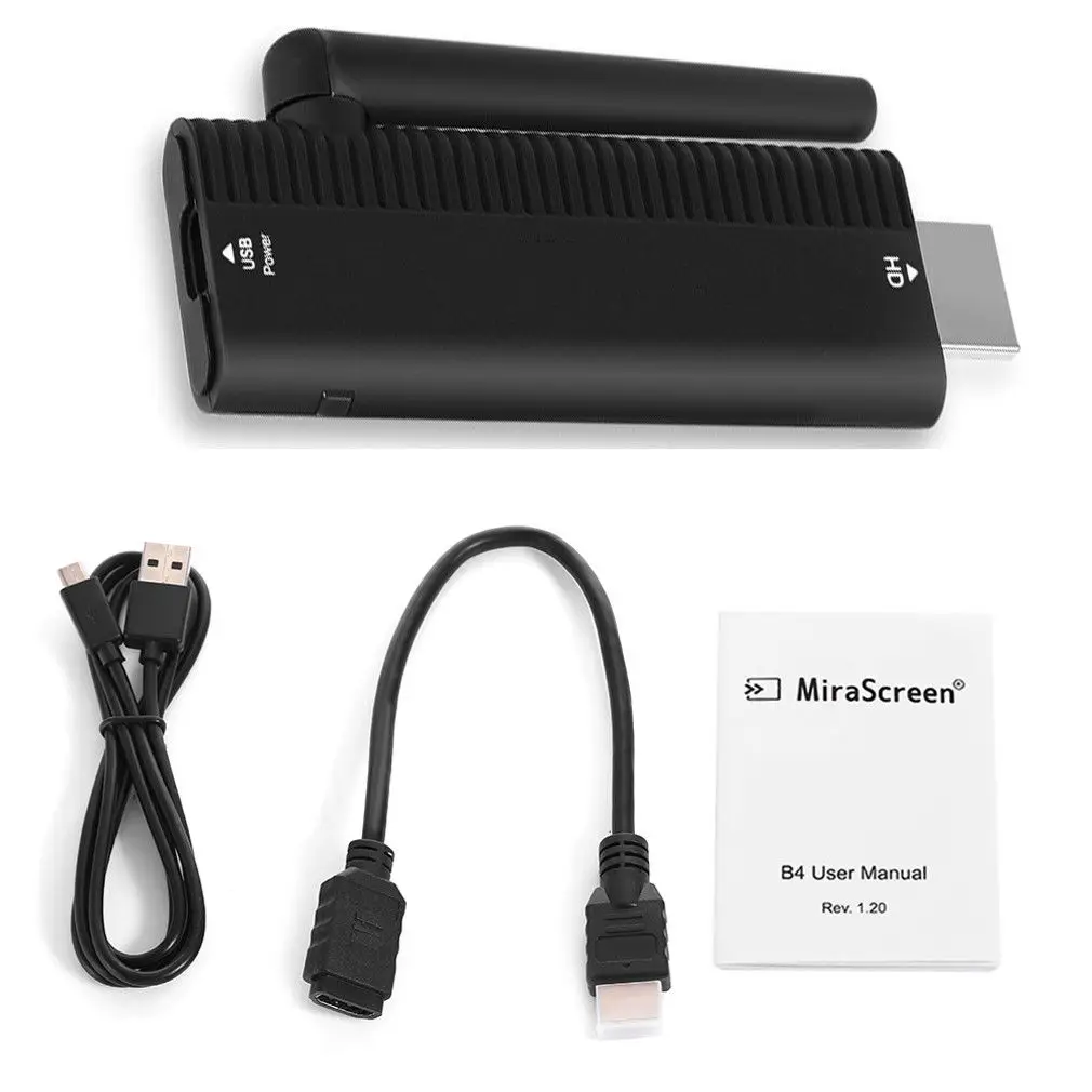 1080P Miracast WiFi Дисплей ТВ Беспроводной приемник HDMI AirPlay DLNA Share - Цвет: A1