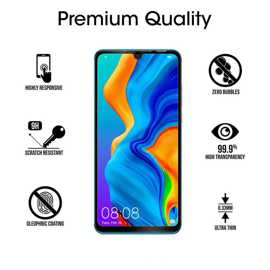 Для Huawei P30 P40 lite закаленное стекло для Защитное P20 экрана|Защитные стёкла и плёнки|