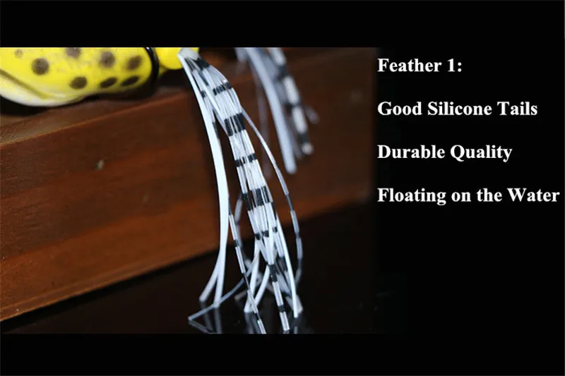 Professional 3D Eye Snakehead Frog Lures Soft Rubber Topwater Frog Lures with Silicone Tails  4cm 5cm 6cm Artificial Frog Baits (3)