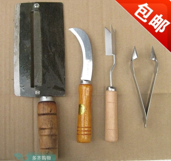 Extra grande semente abacaxi descascador faca grommet conjunto peda&ccedil;o faca de cana de a&ccedil;&uacute;car