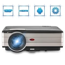 CAIWEI LCD Digital HD Video Projector Android WiFi Home Theatre Proyector LED Beamer TV for font