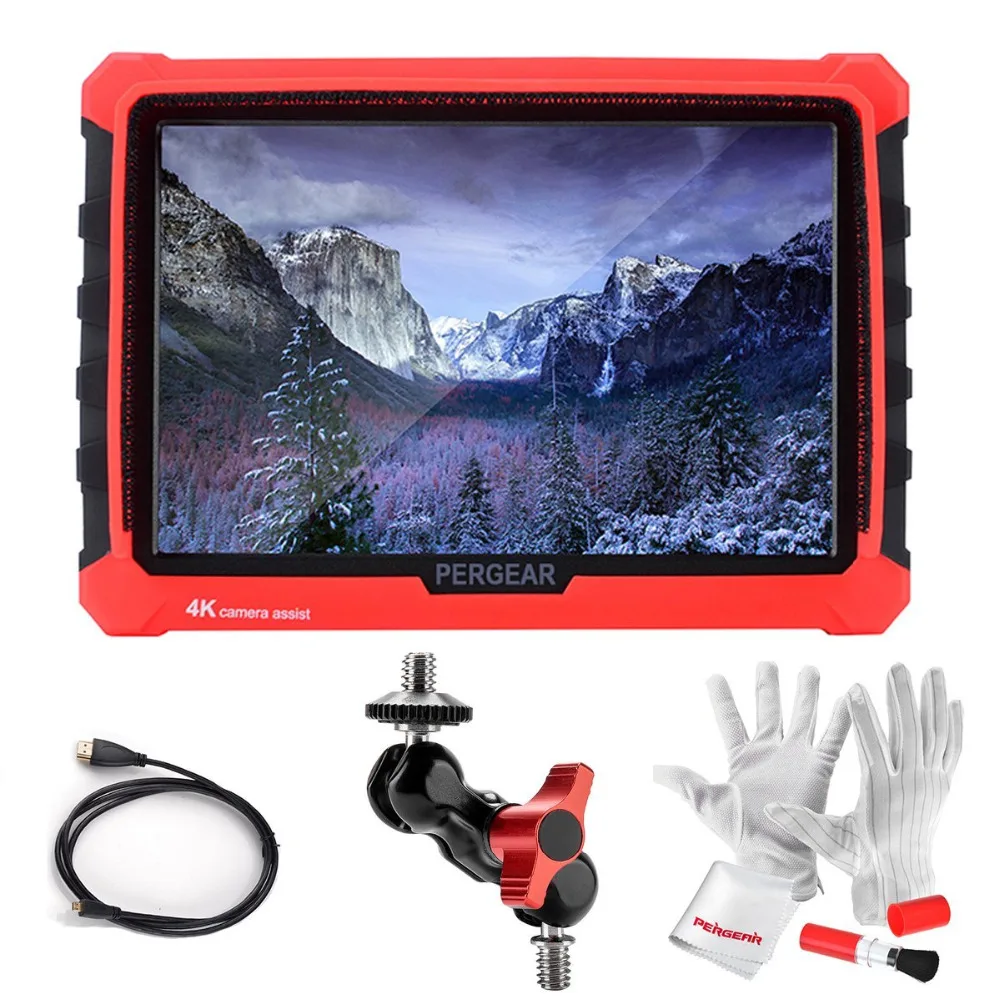 

Pergear A7S 7 Inch On Camera Field Monitor Supports 4K HDMI Input Loop Output 1920x1200 Native Resolution for DSLR Mirrorless