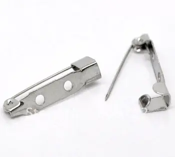 

Free shiping!!!!!!! Silver Tone Brooch Back Bar Pins Findings 25x5mm