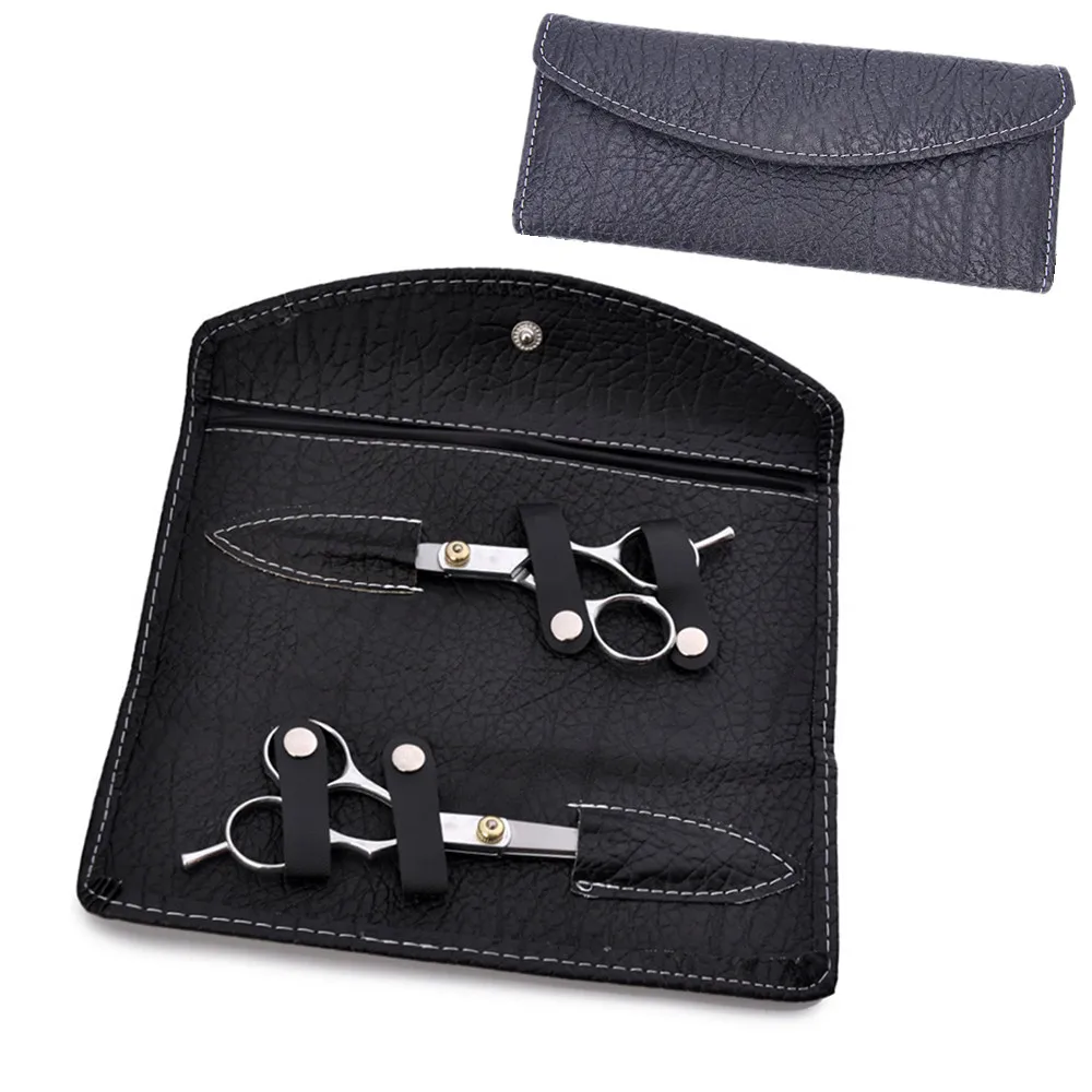 1PC Professional PU Salon Hair Scissor Bag Hair Scissors Bags Pouch