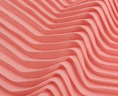 1 шт. плиссированная шифоновая ткань плиссированная ткань сплошной цвет для органного платья юбка мятая(плиссированная 0,5 м