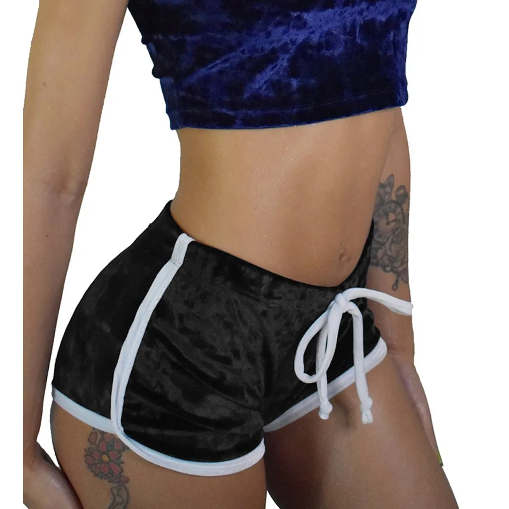 2019 Summer Road Shorts Women Elastic Waist Short Women