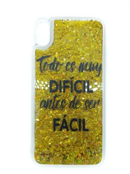 

Stand case Liquido Dificil Facil para Huawei P20 Lite