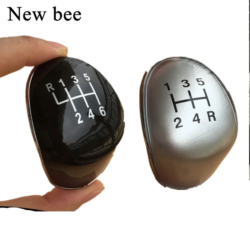 

Newbee Gear Knob Badge Emblem Cap Knob Cover 5/6 Speed Insert Replacement For Ford Focus MK2 MK3 Fiesta C-max B-max Galaxy Kuga