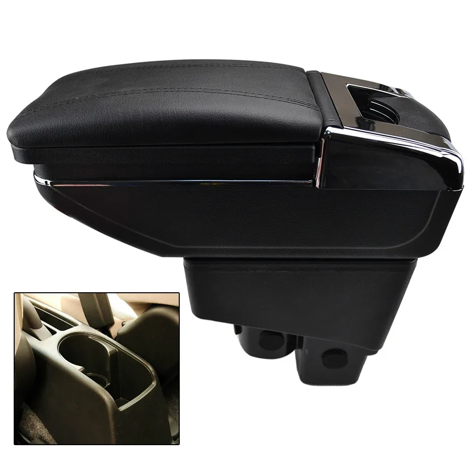 

Arm Rest Rotatable For Honda Fit Jazz 2002-2008 Hatchback Center Centre Console Storage Box Armrest 2003 2004 2005 2006 2007