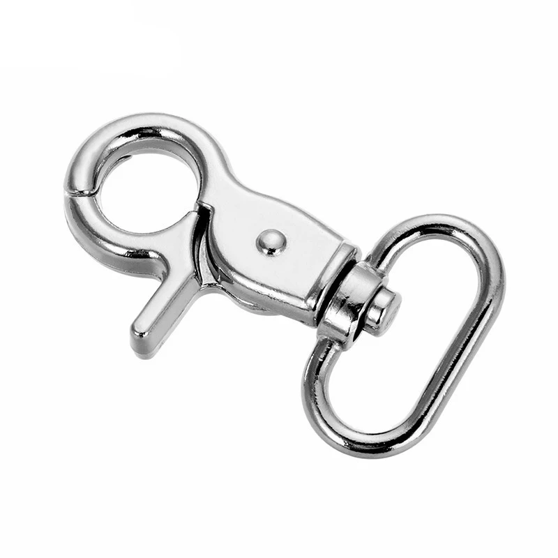 20 unids/set broche de langosta llavero accesorios de joyería llavero de aleación broche de presión llaveros giratorios llaveros de Metal