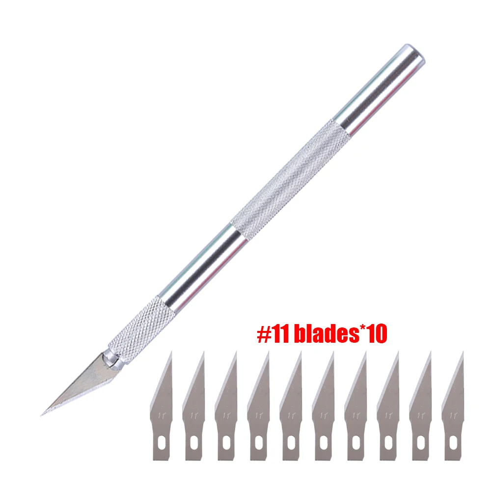 

12pcs/lot Carving Knife Craft Artwork Cutting Engraving Knife DIY Stencil Scoring Model Repairing Sculpture Scalpel Knives
