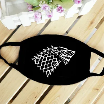 

Game of Thrones Stark Dragon Mouth Face Mask Dustproof Breathable Women Men Cotton Riding Mask Fashion Accessories