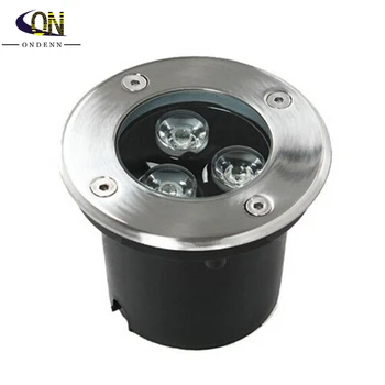 

3X3W LED Underground Light IP67 Buried Recessed Flood Outdoor Lamp DC12V/AC85-265V 9W LED RGB Underground lamp CE&ROHS 16pcs