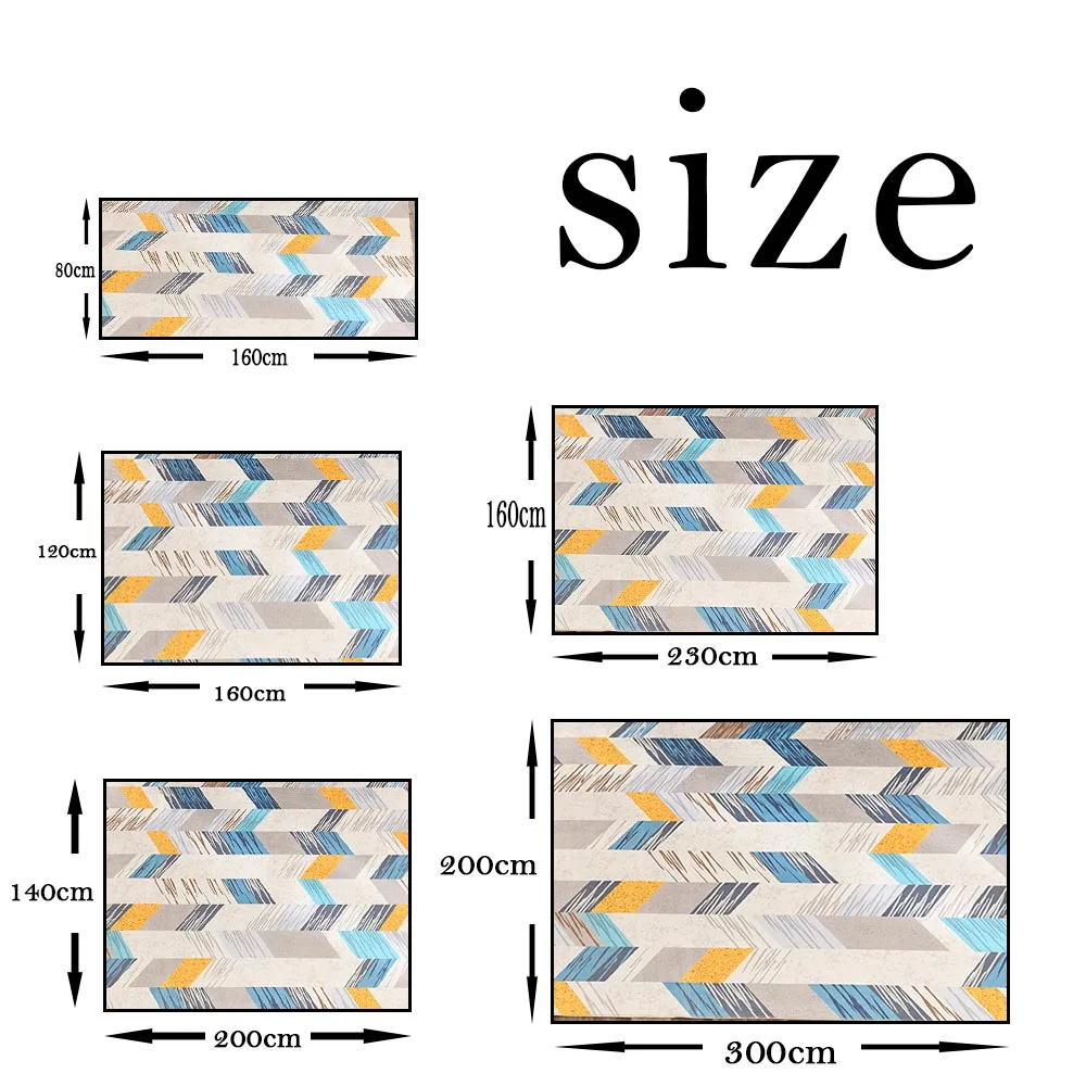 Скандинавские геометрические коврики для гостиной, мягкие Фланелевые домашние Текстильные Ковры для спальни, прямоугольные большие нескользящие ковры