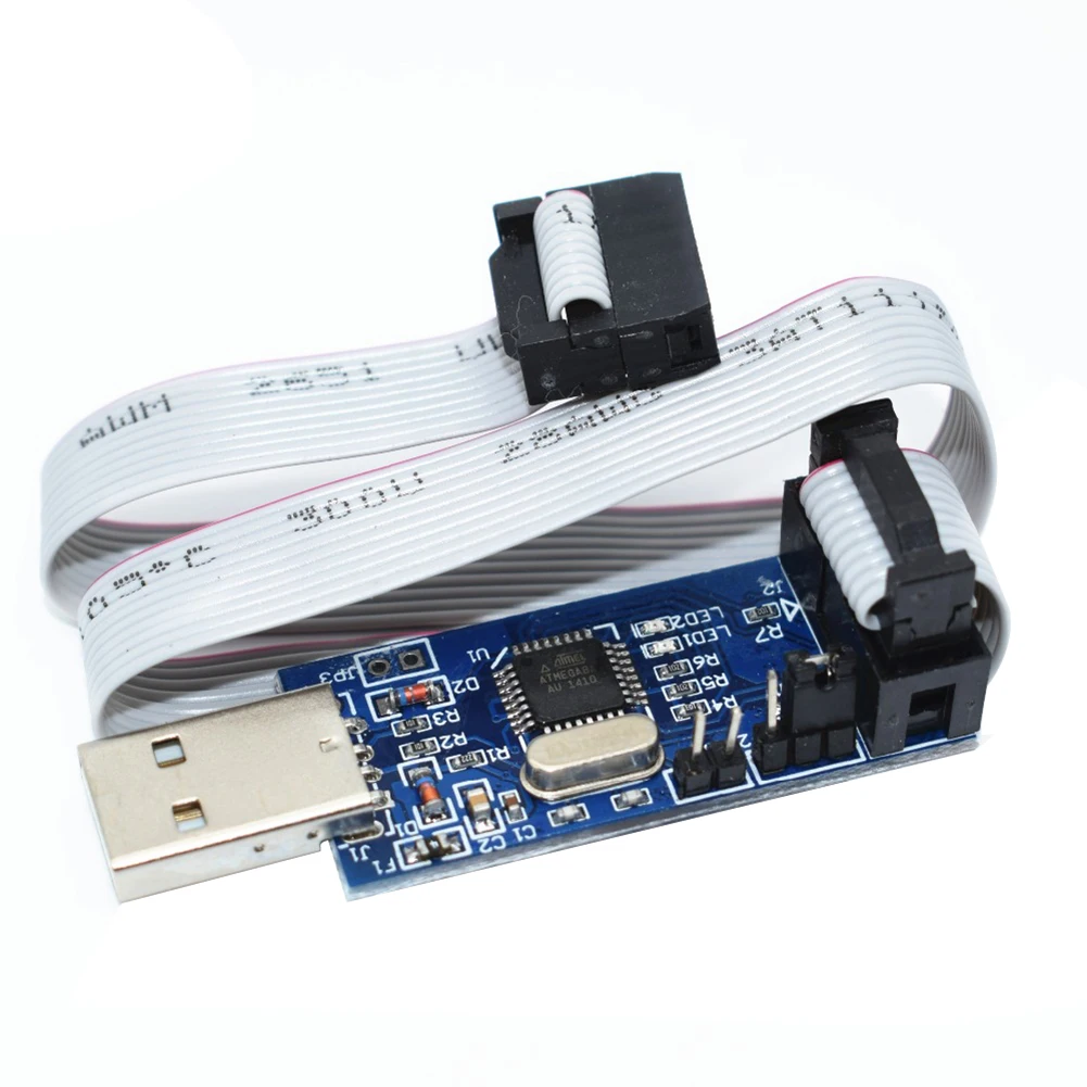 Новый usb-загрузчик драйвер для Windows USBASP USBISP AVR 51 AVR ISP USB ASP ATMEGA8 ATMEGA128 Downloader программист 65*22*12 мм