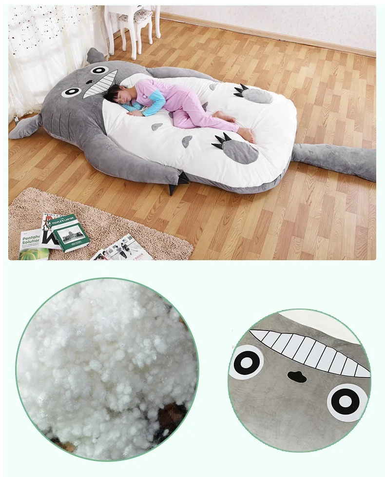 Description Picture 6 of itemVESCOVO large lazy sofa floor mattress for living room resting beanbag tatami cushion single double twin full queen size