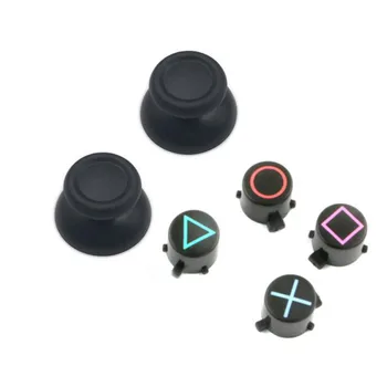 

Analog Joystick thumbStick Grip Caps ABXY X Buttons Set Repair Parts for Sony Playstation Dualshock 4 DS4 PS4 Gamepad Controller