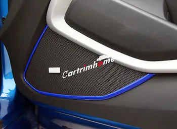 

Door Speaker Decorative Blue Cover Trim 2pcs For Chevrolet Camaro 2016 - 2017