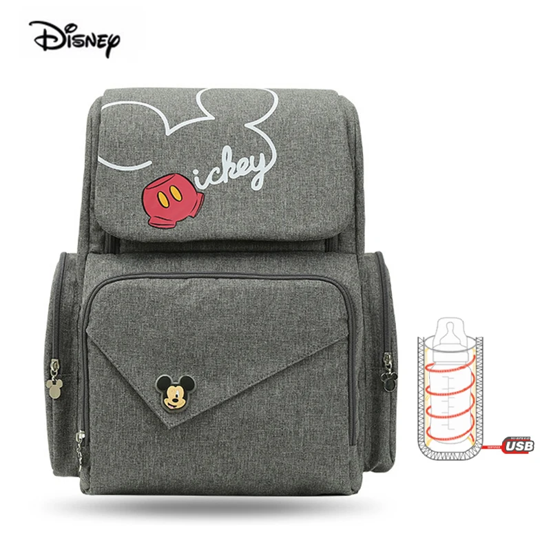 Рюкзак для мамы Disney удобная детская бутылочка с Микки и Минни мультяшным принтом