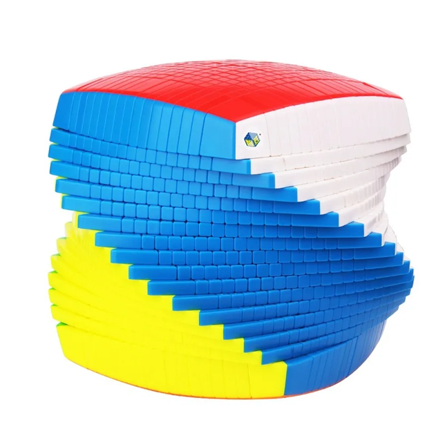 

High Level Outsmart Huanglong 17x17x17 Speed Magic Cube Twist Puzzle Toy Brain Teaser 3D IQ Game Smooth 17x17 Stickerless Yuxin