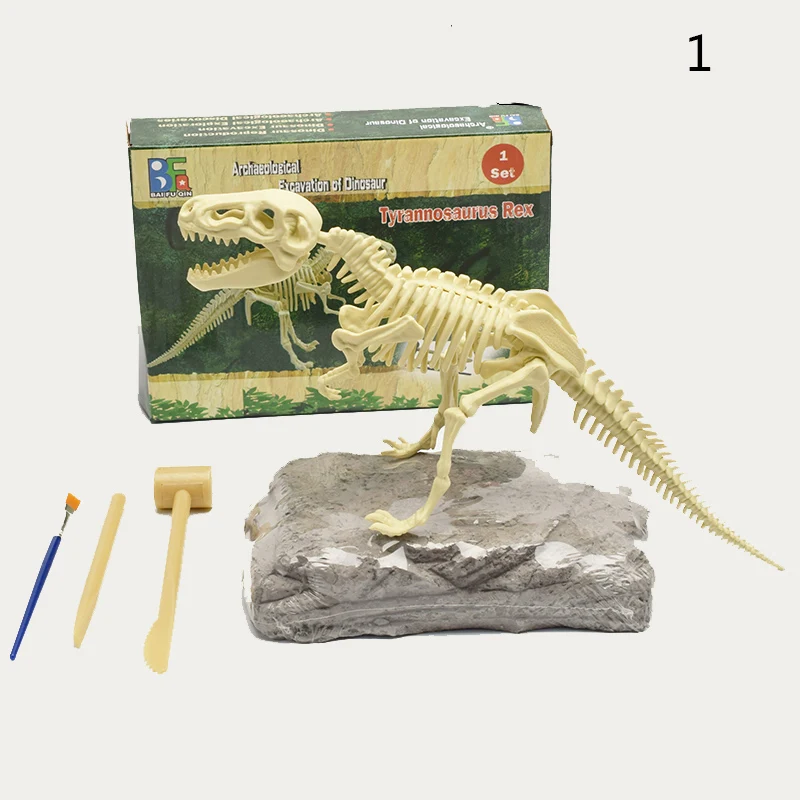 

1Pcs Youwant 3D Dinosaur Toy Dinosaur Fossil Archaeology Toy