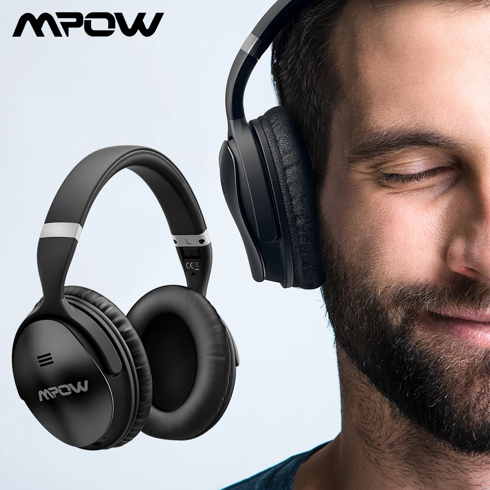 Original Mpow H5 Wireless Bluetooth Headphones With Mic Active Noise