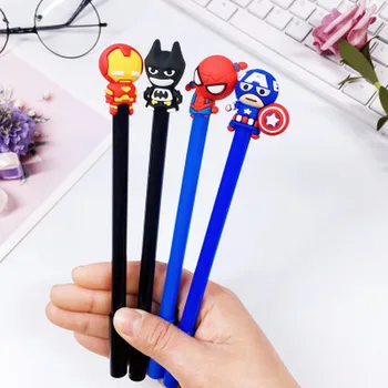 

1pcs Cartoon Gel Pen 0.5mm Cute Stationery Novelty Kawaii Pen New Student Writing Pens Black Gel Pens Kawaii School Supplies
