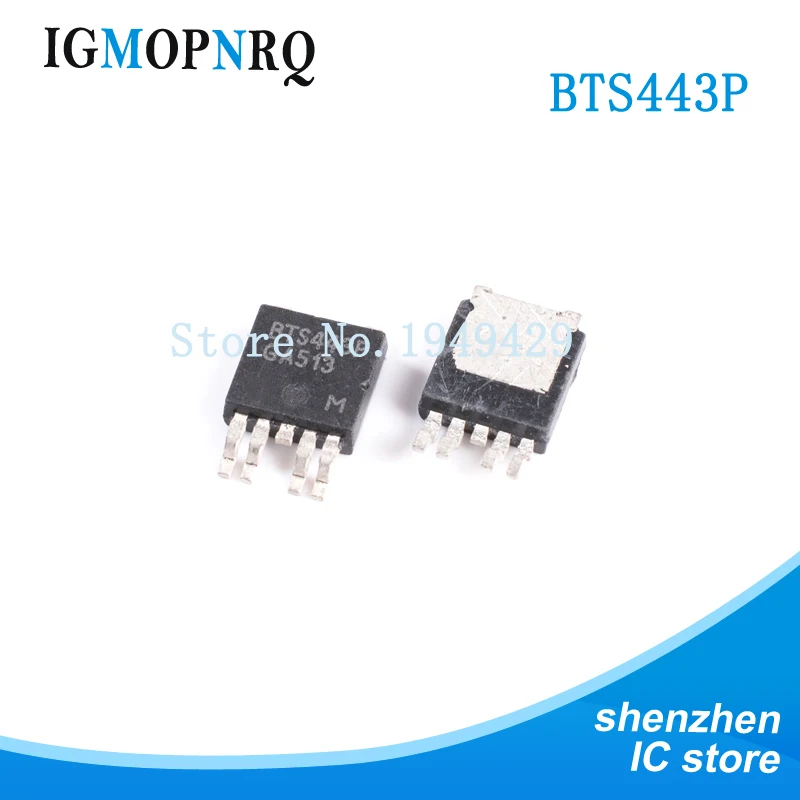 

100PCS/lot BTS443P BTS443 TO-252 switch IC - distribution High Side 1 Ch 36V 42W