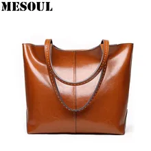Женские сумки из натуральной кожи большая Повседневная сумка Роскошные винтажные известные бренды сумки на плечо для дам Bolsas Bolsos Mujer