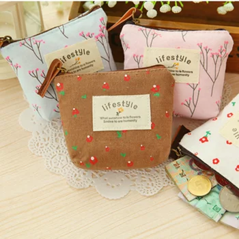 

ALIEME Coin Purse Cute Canvas Women Purse Children Bags Girls Cartoon Kids Wallet Phone Headset Fashion MINI Monederos Carteira