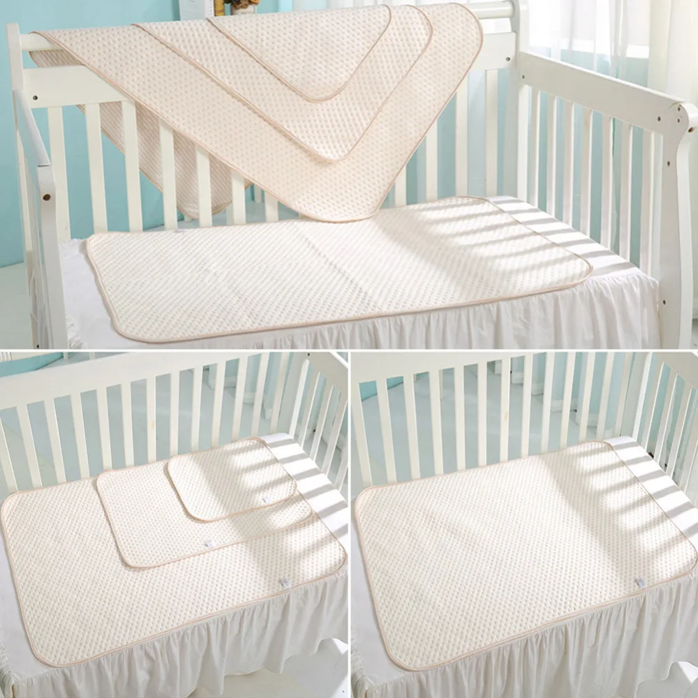 Organic Colorful Cotton Diaper Bed Pad Waterproof Absorbent Diaper