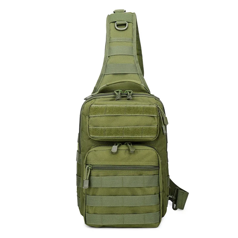 Tactical Chest Backpack Military Bag Hunting Fishing Bags Camping Hiking Army Hiking Backpacks Mochila Molle Shoulder Pack XA65A - Цвет: Army Green