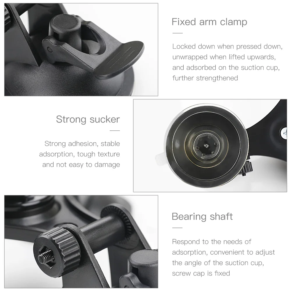 Автомобильный держатель для экшн-камеры DJI Osmo, аксессуары для спортивной экшн-камеры, Автомобильный кронштейн для штатива, аксессуары для крепления на присоске
