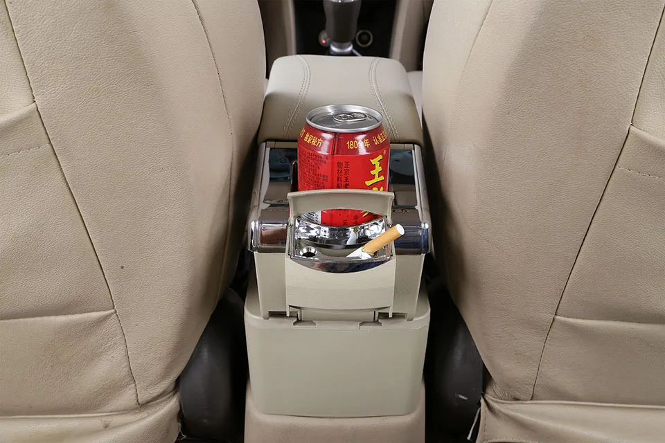 Ящик для хранения Центральной Консоли Подлокотник для Honda Fit Jazz 2008-2013 зарядка через usb увеличение двухслойный держатель стакана, пепельница аксессуары