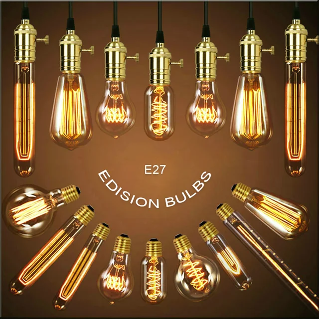 Retro St64 Edison Bulb Chandelier Pendant Lights Squirrel Cage Retro St64 Edison Bulb Chandelier Pendant Lights Squirrel Cage Filament E27 40w Lamp Lampada